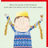 Rosie Made A Thing Christmas - Husband Sherry Card